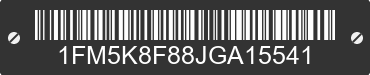 2018 FORD Explorer 1FM5K8F88JGA15541 VIN decoded