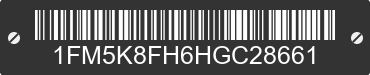 2017 FORD Explorer 1FM5K8FH6HGC28661 VIN decoded