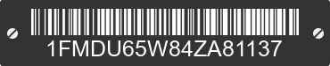 2004 FORD Explorer 1FMDU65W84ZA81137 VIN decoded
