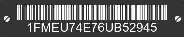 2006 FORD Explorer 1FMEU74E76UB52945 VIN decoded
