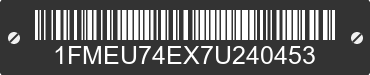 2007 FORD Explorer 1FMEU74EX7U240453 VIN decoded