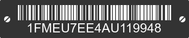 2010 FORD Explorer 1FMEU7EE4AU119948 VIN decoded