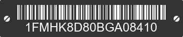 2011 FORD Explorer 1FMHK8D80BGA08410 VIN decoded