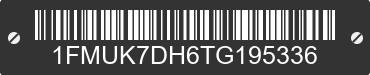2026 FORD Explorer 1FMUK7DH6TG195336 VIN decoded