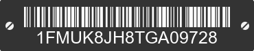 2026 FORD Explorer 1FMUK8JH8TGA09728 VIN decoded