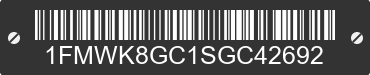 2025 FORD Explorer 1FMWK8GC1SGC42692 VIN decoded