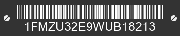 1998 FORD Explorer 1FMZU32E9WUB18213 VIN decoded
