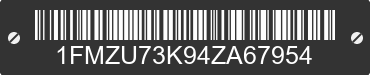 2004 FORD Explorer 1FMZU73K94ZA67954 VIN decoded