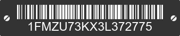 2003 FORD Explorer 1FMZU73KX3L372775 VIN decoded