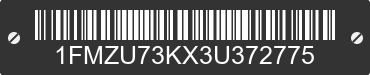 2003 FORD Explorer 1FMZU73KX3U372775 VIN decoded