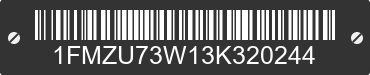 2003 FORD Explorer 1FMZU73W13K320244 VIN decoded