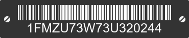 2003 FORD Explorer 1FMZU73W73U320244 VIN decoded