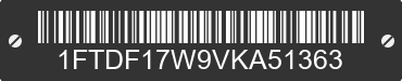1997 FORD F-150 1FTDF17W9VKA51363 VIN decoded