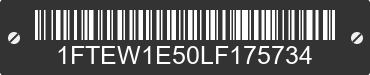 2020 FORD F-150 1FTEW1E50LF175734 VIN decoded