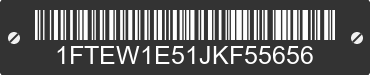 2018 FORD F-150 1FTEW1E51JKF55656 VIN decoded