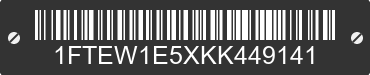 2019 FORD F-150 1FTEW1E5XKK449141 VIN decoded