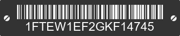 2016 FORD F-150 1FTEW1EF2GKF14745 VIN decoded