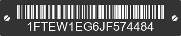 2018 FORD F-150 1FTEW1EG6JF574484 VIN decoded