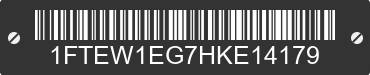 2017 FORD F-150 1FTEW1EG7HKE14179 VIN decoded