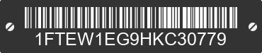 2017 FORD F-150 1FTEW1EG9HKC30779 VIN decoded