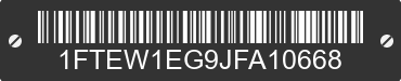 2018 FORD F-150 1FTEW1EG9JFA10668 VIN decoded