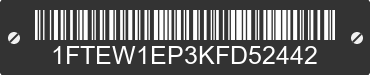 2019 FORD F-150 1FTEW1EP3KFD52442 VIN decoded