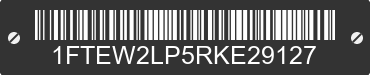 2024 FORD F-150 1FTEW2LP5RKE29127 VIN decoded