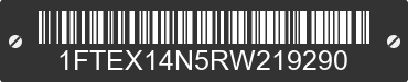 1994 FORD F-150 1FTEX14N5RW219290 VIN decoded