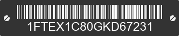 2016 FORD F-150 1FTEX1C80GKD67231 VIN decoded