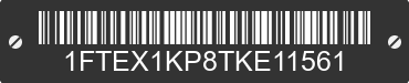 2026 FORD F-150 1FTEX1KP8TKE11561 VIN decoded