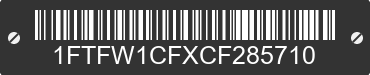 2012 FORD F-150 1FTFW1CFXCF285710 VIN decoded