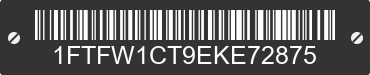 2014 FORD F-150 1FTFW1CT9EKE72875 VIN decoded
