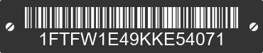 2019 FORD F-150 1FTFW1E49KKE54071 VIN decoded