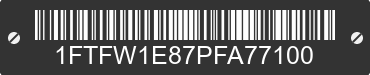 2023 FORD F-150 1FTFW1E87PFA77100 VIN decoded