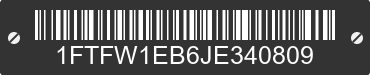 2018 FORD F-150 1FTFW1EB6JE340809 VIN decoded