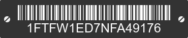 2022 FORD F-150 1FTFW1ED7NFA49176 VIN decoded