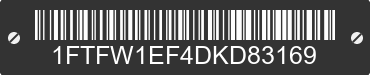 2013 FORD F-150 1FTFW1EF4DKD83169 VIN decoded