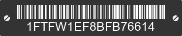 2011 FORD F-150 1FTFW1EF8BFB76614 VIN decoded