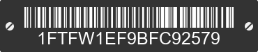 2011 FORD F-150 1FTFW1EF9BFC92579 VIN decoded