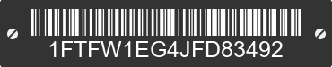 2018 FORD F-150 1FTFW1EG4JFD83492 VIN decoded