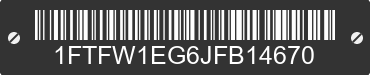 2018 FORD F-150 1FTFW1EG6JFB14670 VIN decoded