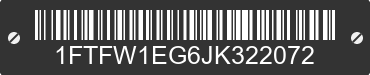 2018 FORD F-150 1FTFW1EG6JK322072 VIN decoded