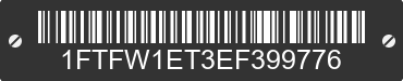 2014 FORD F-150 1FTFW1ET3EF399776 VIN decoded