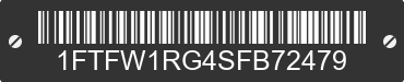 2025 FORD F-150 1FTFW1RG4SFB72479 VIN decoded