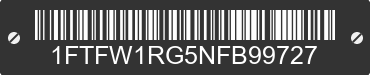2022 FORD F-150 1FTFW1RG5NFB99727 VIN decoded