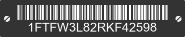 2024 FORD F-150 1FTFW3L82RKF42598 VIN decoded