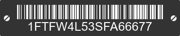 2025 FORD F-150 1FTFW4L53SFA66677 VIN decoded