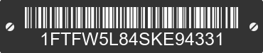 2025 FORD F-150 1FTFW5L84SKE94331 VIN decoded