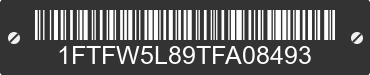 2026 FORD F-150 1FTFW5L89TFA08493 VIN decoded