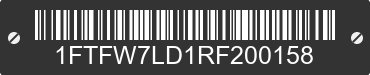 2024 FORD F-150 1FTFW7LD1RF200158 VIN decoded